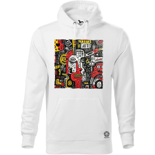 Magnolion Graffiti vonalak v1 férfi pulóver - 19 szín, S-5XL férfi pulóver, kardigán
