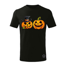 Magnolion Halloween tök és koponya fantázia v15 gyerek póló - 11 szín, 4-12 éves