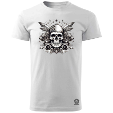 Magnolion Hazafi koponya v3 férfi póló - 19 szín, S-3XL