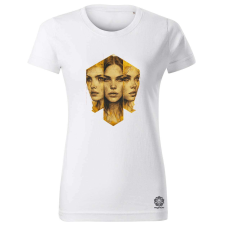 Magnolion Hexagon arcok v3 női póló - 19 szín, XS-2XL női póló