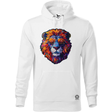 Magnolion Hímzett oroszlán v3 férfi pulóver - 19 szín, S-5XL férfi pulóver, kardigán