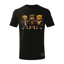 Magnolion Hip Hop medvék v2 gyerek póló - 11 szín, 4-12 éves gyerek póló