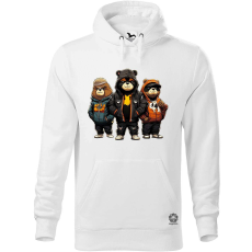 Magnolion Hip Hop medvék v3 férfi pulóver - 19 szín, S-5XL