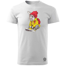 Magnolion Hip Hop nyuszi v12 férfi póló - 19 szín, S-3XL férfi póló