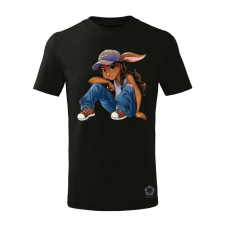 Magnolion Hip Hop nyuszi v8 gyerek póló - 11 szín, 4-12 éves gyerek póló