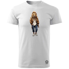 Magnolion Hiphop oroszlán v3 férfi póló - 19 szín, S-3XL férfi póló
