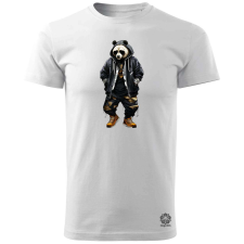 Magnolion Hiphop panda v1 férfi póló - 19 szín, S-3XL férfi póló