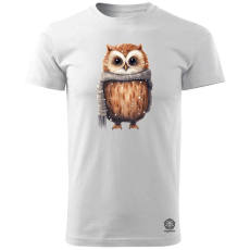 Magnolion Hó és bagoly v1 férfi póló - 19 szín, S-3XL