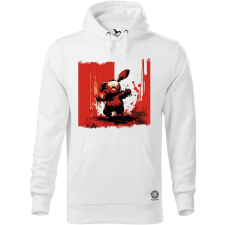 Magnolion Holdújév boldog nyuszi v1 férfi pulóver - 19 szín, S-5XL férfi pulóver, kardigán