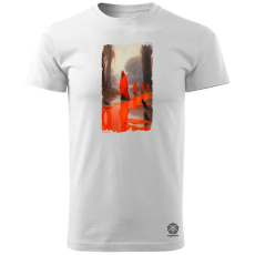 Magnolion Horror jelenet v7 férfi póló - 19 szín, S-3XL