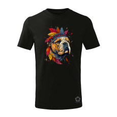 Magnolion Indián bulldog v3 gyerek póló - 11 szín, 4-12 éves