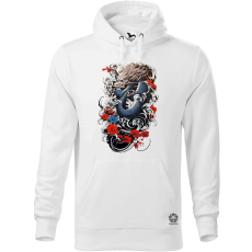Magnolion Irezumi sárkány férfi pulóver - 19 szín, S-5XL