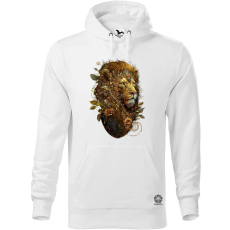 Magnolion Isteni káosz oroszlán férfi pulóver - 19 szín, S-5XL