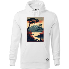 Magnolion Japán tájkép v2 férfi pulóver - 19 szín, S-5XL férfi pulóver, kardigán