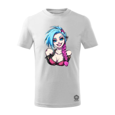 Magnolion Jinx matrica v7 gyerek póló - 11 szín, 4-12 éves gyerek póló