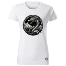 Magnolion Jörmungandr amulett v4 női póló - 19 szín, XS-2XL női póló