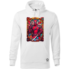 Magnolion Kártya fantázia Deadpool v4 férfi pulóver - 19 szín, S-5XL