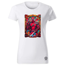 Magnolion Kártya fantázia Deadpool v4 női póló - 19 szín, XS-2XL