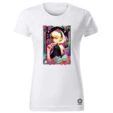 Magnolion Kártya fantázia Gwen Stacy v1 női póló - 19 szín, XS-2XL női póló