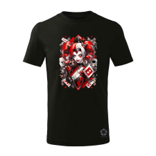 Magnolion Kártya fantázia Harley Quinn v4 gyerek póló - 11 szín, 4-12 éves gyerek póló