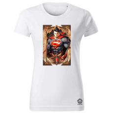 Magnolion Kártya fantázia Superman v1 női póló - 19 szín, XS-2XL