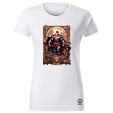Magnolion Kártya fantázia Superman v4 női póló - 19 szín, XS-2XL
