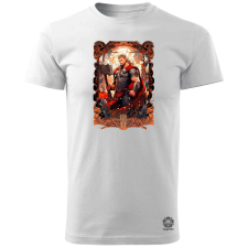 Magnolion Kártya fantázia Thor v1 férfi póló - 19 szín, S-3XL férfi póló