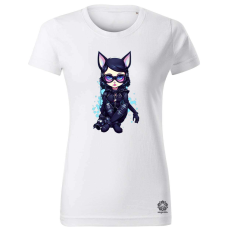 Magnolion Kawaii macskalány v1 női póló - 19 szín, XS-2XL
