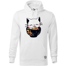 Magnolion Kawaii rámen cica v4 férfi pulóver - 19 szín, S-5XL férfi pulóver, kardigán