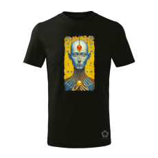 Magnolion Kék humanoid v1 gyerek póló - 11 szín, 4-12 éves