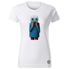 Magnolion Kékfejű ember távcsővel v2 női póló - 19 szín, XS-2XL női póló