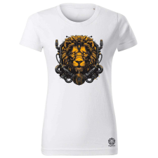Magnolion Kiborg oroszlán v57 női póló - 19 szín, XS-2XL női póló