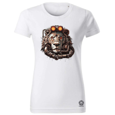 Magnolion Kiborg oroszlán v62 női póló - 19 szín, XS-2XL