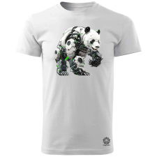 Magnolion Kiborg panda v10 férfi póló - 19 szín, S-3XL férfi póló