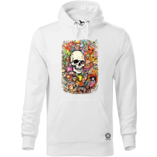 Magnolion Koponya fantázia v1 férfi pulóver - 19 szín, S-5XL férfi pulóver, kardigán