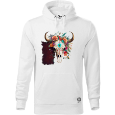 Magnolion Koponya virággal borítva v2 férfi pulóver - 19 szín, S-5XL férfi pulóver, kardigán