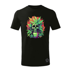 Magnolion Koponya weed v2 gyerek póló - 11 szín, 4-12 éves