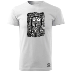Magnolion Különös firkák v1 férfi póló - 19 szín, S-3XL