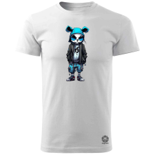 Magnolion Laza panda srác v2 férfi póló - 19 szín, S-3XL férfi póló