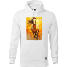 Magnolion Ló olajfestmény v3 férfi pulóver - 19 szín, S-5XL férfi pulóver, kardigán