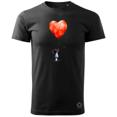 Magnolion Lufi szív v2 férfi póló - 19 szín, S-3XL