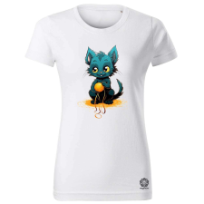 Magnolion Macsek és gombolyag v5 női póló - 19 szín, XS-2XL női póló