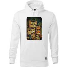 Magnolion Macska család v1 férfi pulóver - 19 szín, S-5XL férfi pulóver, kardigán