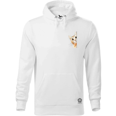 Magnolion Macska kukucskál zseb v2 férfi pulóver - 19 szín, S-5XL