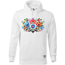 Magnolion Magyar népi motívum v18 férfi pulóver - 19 szín, S-5XL