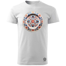 Magnolion Magyar népi porcelán v2 férfi póló - 19 szín, S-3XL férfi póló