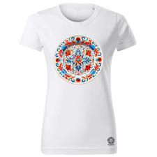 Magnolion Magyar népi porcelán v3 női póló - 19 szín, XS-2XL női póló
