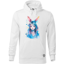 Magnolion Manga nyuszi lány v1 férfi pulóver - 19 szín, S-5XL férfi pulóver, kardigán