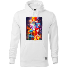 Magnolion Manga poszter v5 férfi pulóver - 19 szín, S-5XL