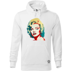 Magnolion Marilyn Monroe portré v2 férfi pulóver - 19 szín, S-5XL